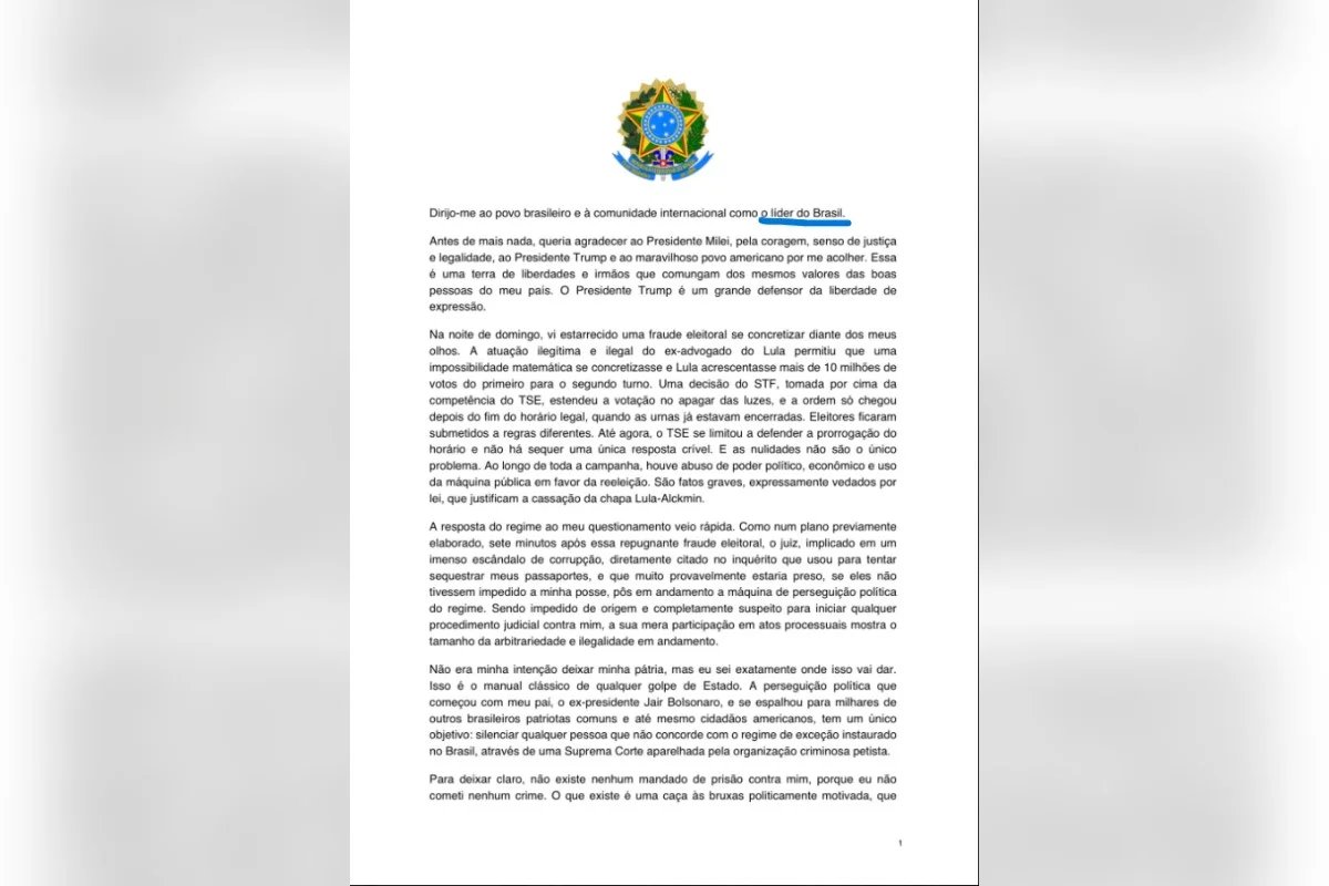 Nova versão divulgada por Flávio