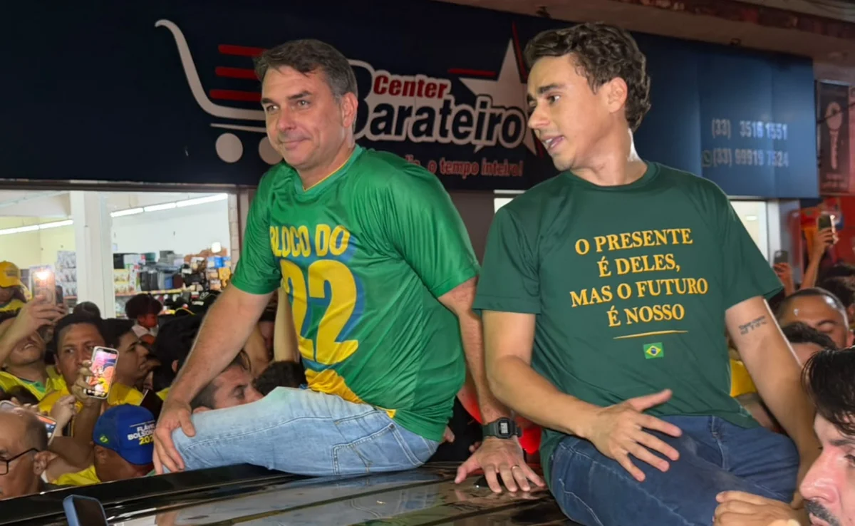 Ação alega que perfis de Nikolas têm disseminado fake news para beneficiar Flávio Bolsonaro
