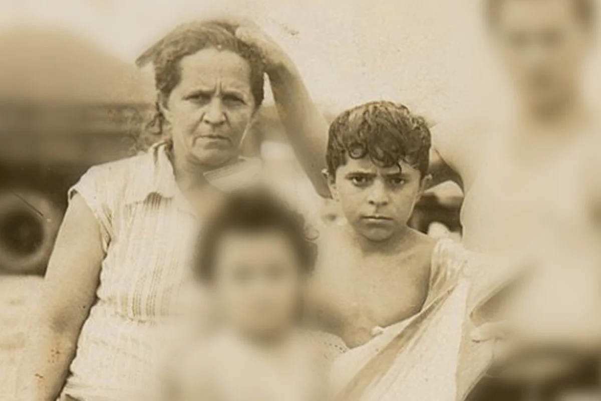O presidente Lula e a mãe, Dona Lindu